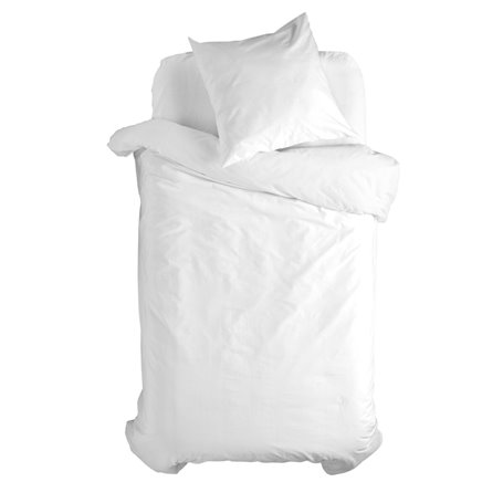 Parure de couette HappyFriday Basic Kids Blanc Lit 1 persone 2 Pièces