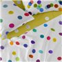 Drap housse HappyFriday Confetti Multicouleur 160 x 200 x 32 cm