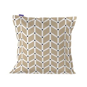 Housse de coussin HappyFriday Blanc Blush Sand Multicouleur 60 x 60 cm