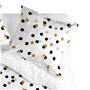 Housse de coussin HappyFriday Blanc Golden Dots Multicouleur 60 x 60 cm