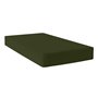 Drap housse HappyFriday BASIC Vert foncé 160 x 200 x 32 cm