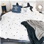 Housse de Couette HappyFriday Blanc Constellation Multicouleur 200 x 200 cm