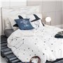 Housse de Couette HappyFriday Blanc Constellation  Multicouleur 240 x 220 cm