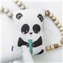 Coussin HappyFriday Moshi Moshi Multicouleur Ours Panda 40 x 30 cm