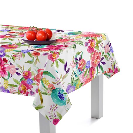 Nappe HappyFriday Pink bloom Multicouleur 150 x 250 cm