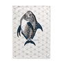 Tissu de cuisine HappyFriday Fish Multicouleur 70 x 50 cm (2 Unités)
