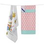 Tissu de cuisine HappyFriday Floral Branch Multicouleur 70 x 50 cm (2 Unités)