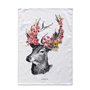 Tissu de cuisine HappyFriday Reindeer Multicouleur 70 x 50 cm (2 Unités)