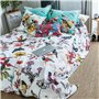 Housse de Couette HappyFriday Birds of paradise Multicouleur 140 x 200 cm