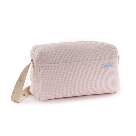 Sac organisateur pour poussette de bébé Mi bollito Rose clair 15 x 24 x 40 cm