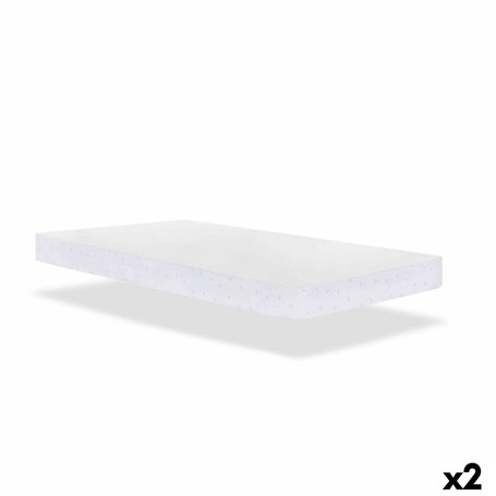 Housse de matelas pour lit d'enfant Mi bollito Blanc 1 x 60 x 120 cm Imperméable 2 Unités