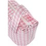 Sac organisateur pour poussette de bébé Mi bollito Rose Vichy 15 x 18 x 45 cm