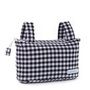 Sac organisateur pour poussette de bébé Mi bollito Noir Vichy 15 x 18 x 45 cm