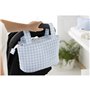 Sac organisateur pour poussette de bébé Mi bollito Bleu Vichy 15 x 18 x 45 cm