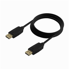 AISENS A124-0740 câble DisplayPort 2 m Noir