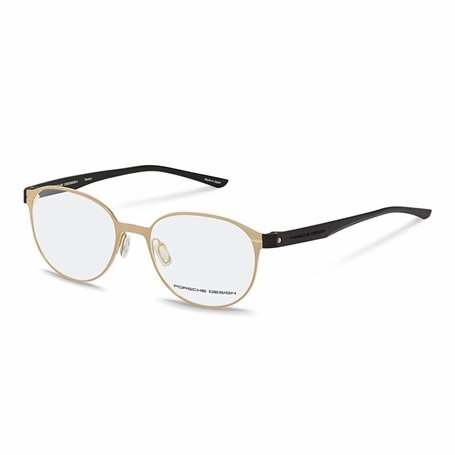 Monture de Lunettes Unisexe Porsche P8345-C-5218 Doré Ø 52 mm