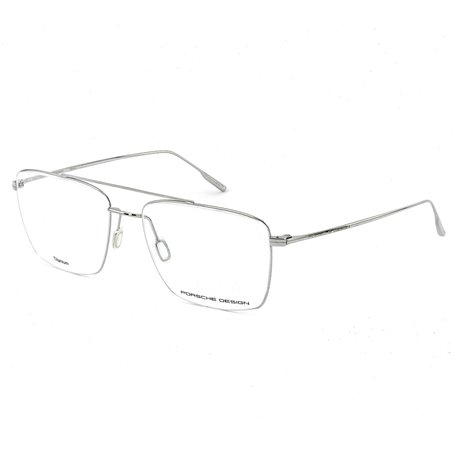 Monture de Lunettes Homme Porsche Design P8381-C-57 ø 57 mm Argenté