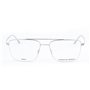 Monture de Lunettes Homme Porsche Design P8381-C-57 ø 57 mm Argenté