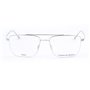 Monture de Lunettes Homme Porsche Design P8381-C-57 ø 57 mm Argenté