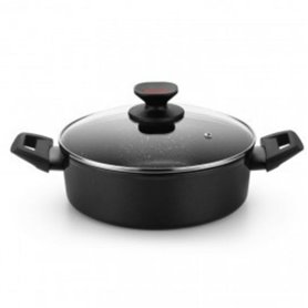 Casserole Monix TITAN ROCK Ø 28 cm Noir Aluminium forgé