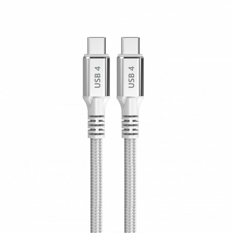 Câble USB-C vers USB-C DCU Blanc 1