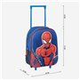 Cartable à roulettes Spider-Man Bleu 25 x 31 x 10 cm