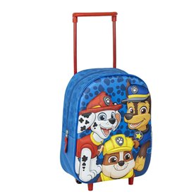 Cartable à roulettes The Paw Patrol Bleu 25 x 31 x 10 cm