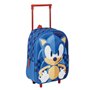 Cartable à roulettes Sonic Bleu 25 x 31 x 10 cm