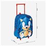 Cartable à roulettes Sonic Bleu 25 x 31 x 10 cm