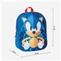 Cartable Sonic Bleu 25 x 31 x 10 cm