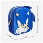 Cartable Sonic Bleu 22 x 27 x 10 cm