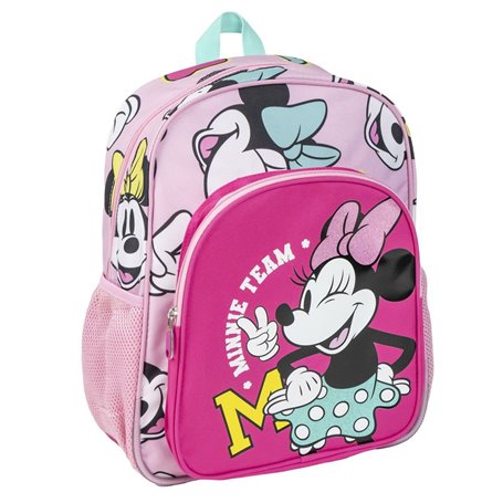 Cartable Minnie Mouse Fuchsia 31 x 12 x 38 cm