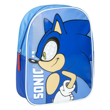 Cartable Sonic Bleu 23 x 30 x 9 cm