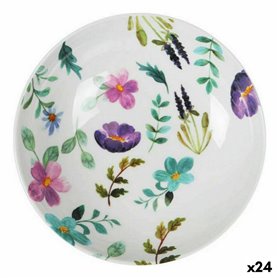 Assiette creuse La Mediterránea Sakura Mélamine Brille 21 x 5