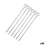 Ensemble de brochettes pour barbecue Wooow Métal 6 Pièces 30 cm (36 Unités)