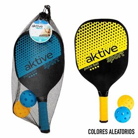 Raquettes de Plage avec Balle Colorbaby Aktive Pickle Ball 40 x 0