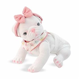 Jouet Peluche Berjuan Anireal Blanc Chien 35 cm