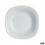 Assiette creuse Luminarc Carine Granit Gris verre Ø 21 cm (24 Unités)