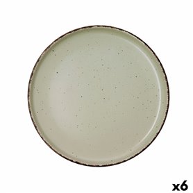 Assiette plate Quid Duna Vert Céramique 26