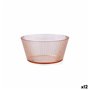 Bol Quid Sunset Corail Plastique 15 cm (12 Unités)