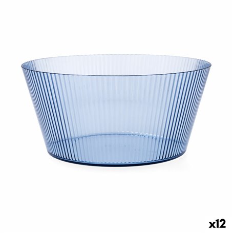 Saladier Quid Sunset Bleu Plastique 25 cm (12 Unités)