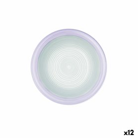 Assiette creuse Quid Kaleido Vert Violet Céramique 21