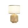 Lampe de bureau DKD Home Decor Marron Naturel Bambou 50 W 220 V 26 x 26 x 39 cm