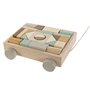 Jeu en bois Home ESPRIT Jaune Marron Naturel Menthe