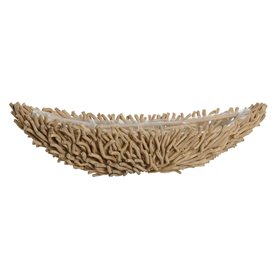 Centre de Table Home ESPRIT Marron Clair Urbaine 86 x 25 x 17 cm