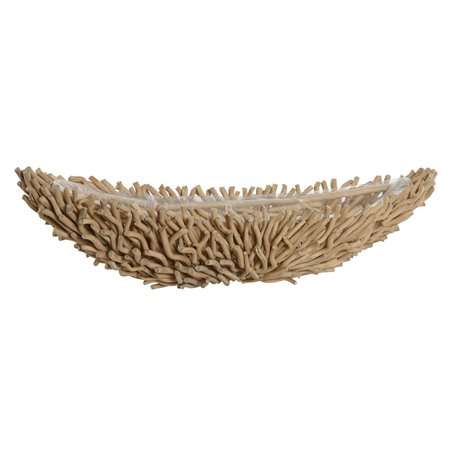 Centre de Table Home ESPRIT Marron Clair Urbaine 86 x 25 x 17 cm