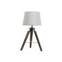 Lampe de bureau Home ESPRIT Blanc Marron Bois 36 x 36 x 60 cm