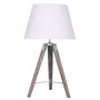 Lampe de bureau Home ESPRIT Blanc Marron Bois 36 x 36 x 60 cm