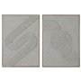 Cadre Home ESPRIT Beige Moderne Urbaine 50 x 4 x 70 cm (2 Unités)