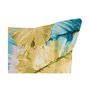 Coussin Turquoise 2 Unités Feuille d'une plante (45 x 12 x 45 cm)